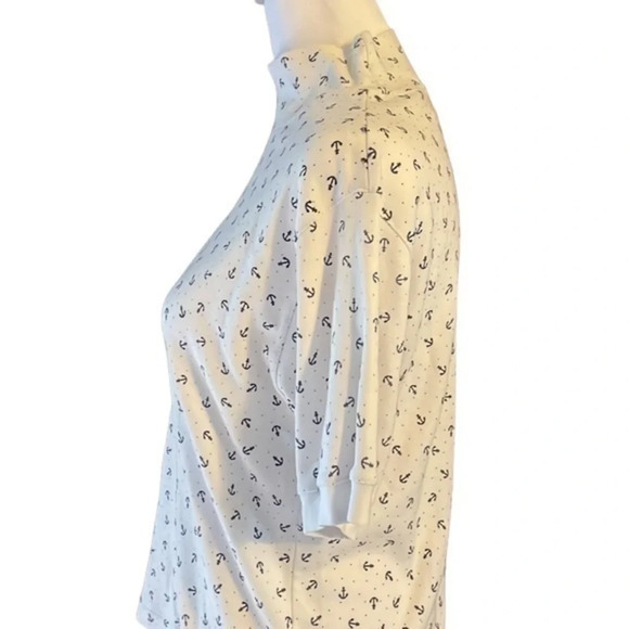 Ashley Anchor Short Sleeve Top Size Small (sm) - Picture 5 of 7